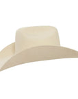 cattleman white cowboy hat side view