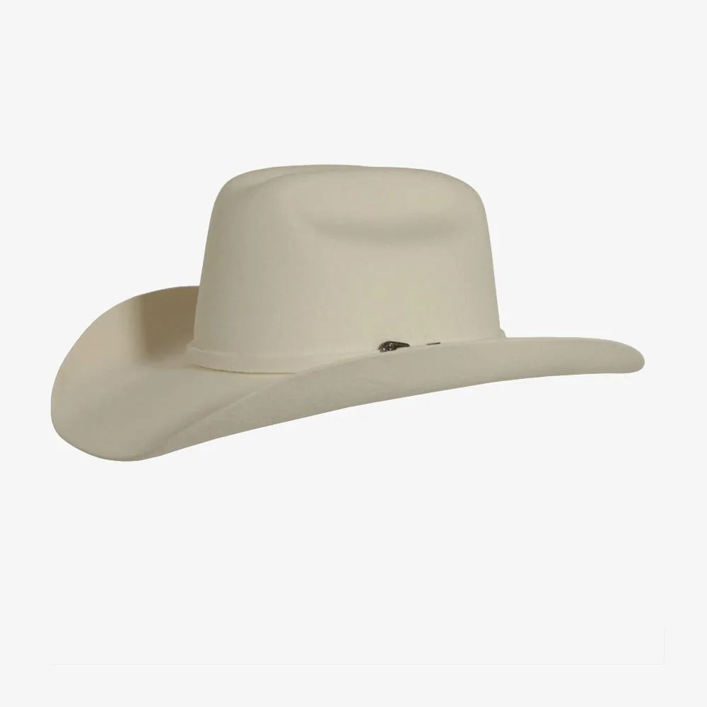 Cattleman | Mens White Felt Cowboy Hat