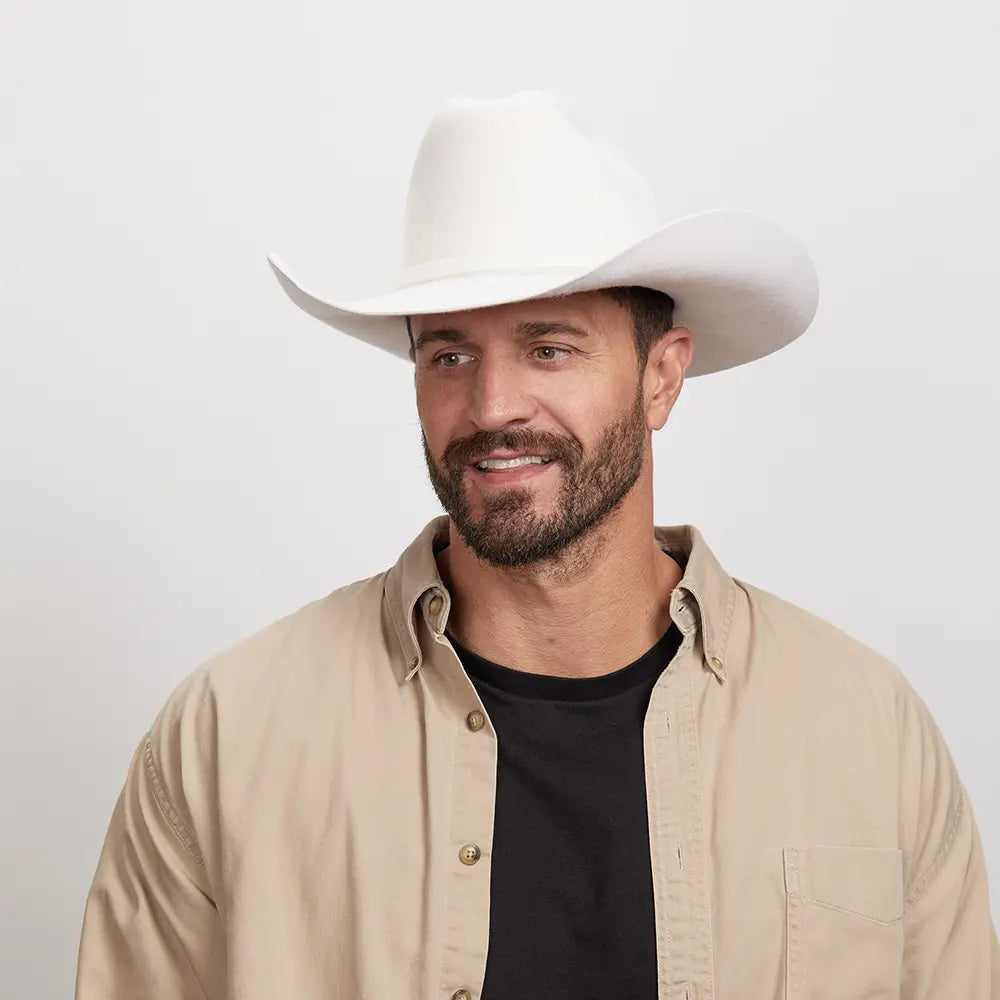 Cattleman Mens Felt Cowboy Hat with Western Hat Band American Hat Makers