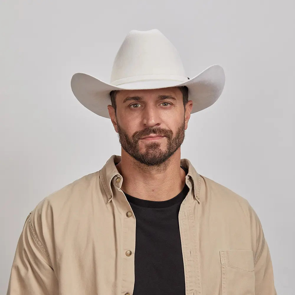 Cattleman White | Mens Felt White Cowboy Hat