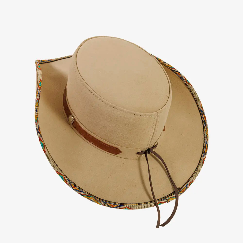 Charro | Mens Genuine Suede Leather Cowboy Hat