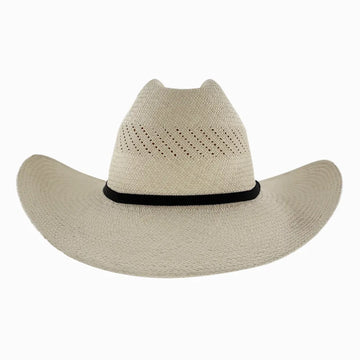Chase | Mens Cream Toquilla Straw Curled Panama Cowboy Hat