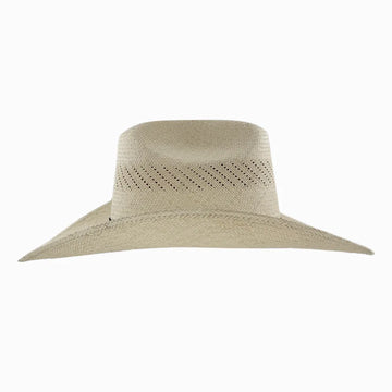 Chase | Mens Cream Toquilla Straw Curled Panama Cowboy Hat