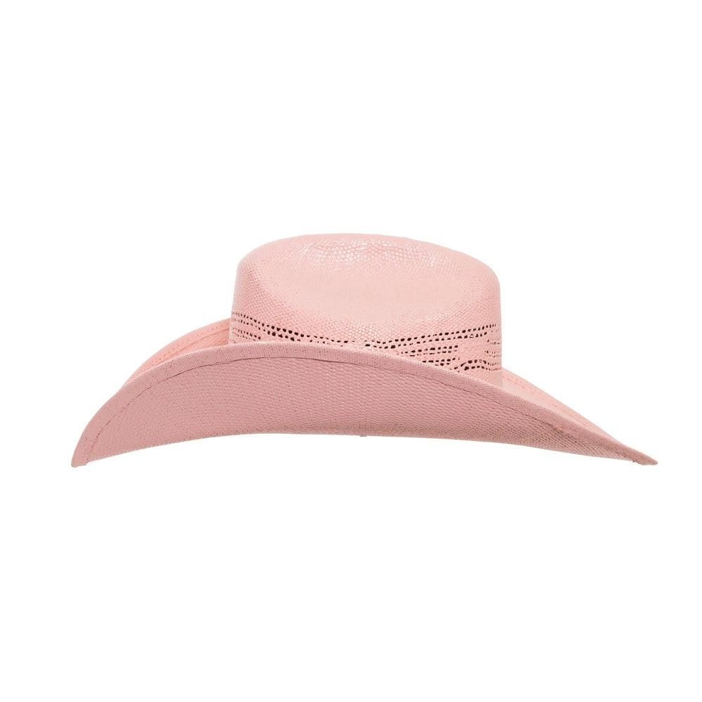 Pink Chelsea Cowgirl hat side view