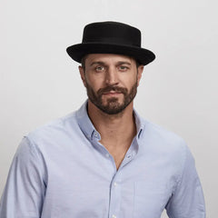 Men s Pork Pie Hat Pork Pie Hat Porkpie Hat American Hat Makers