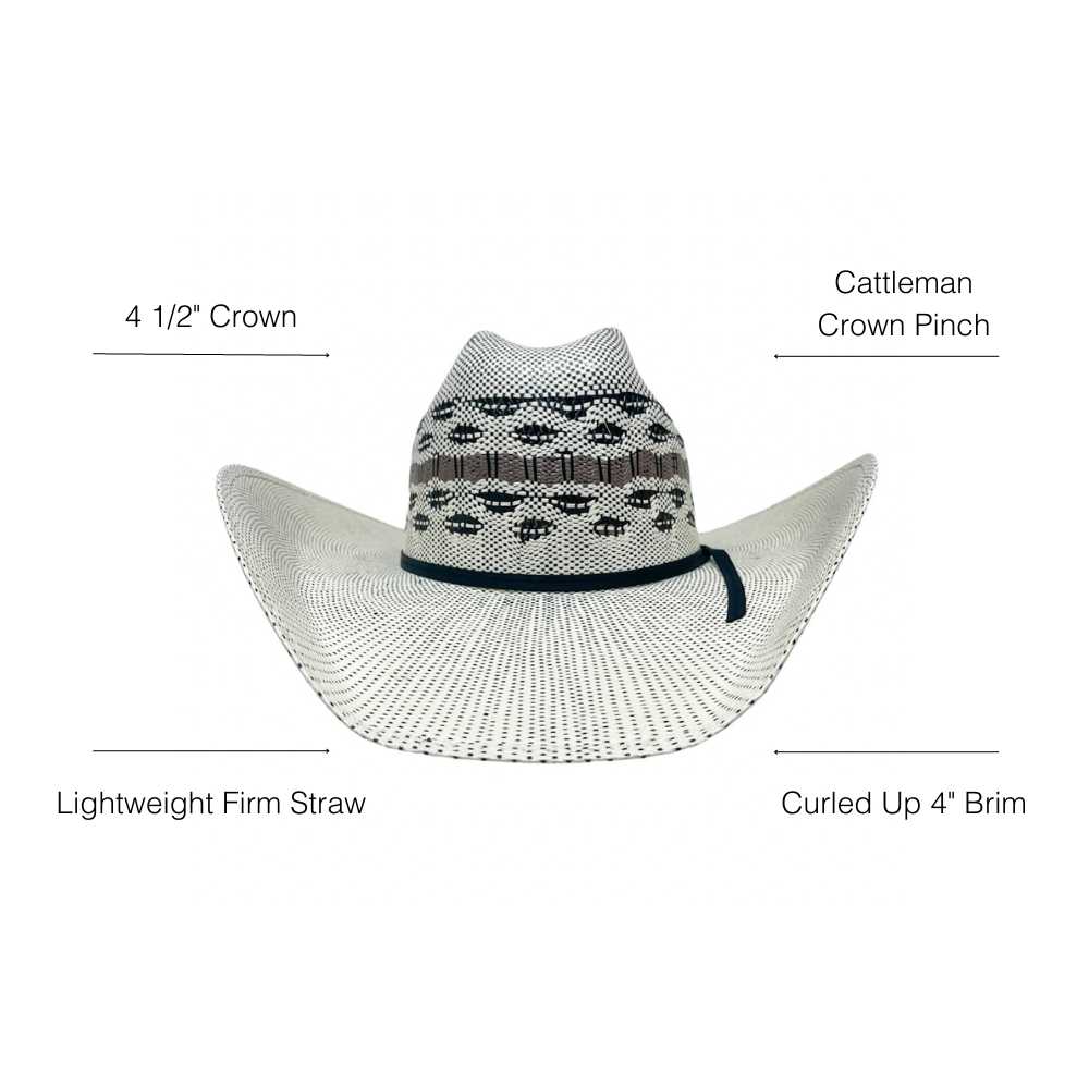 Cisco Cream Mens Cowboy Hat Infographics