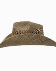 Coastal | Mens Seagrass Western Curl Pinch Front Straw Cowboy Hat