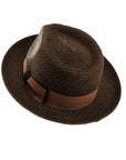 Coronado Brown Straw Sun Hat Angled View