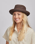 Coronado | Womens Straw Fedora Hat