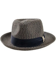 Coronado Navy Straw Sun Hat Front View