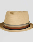 Cortez | Womens Paper Braid Straw Pork Pie Hat