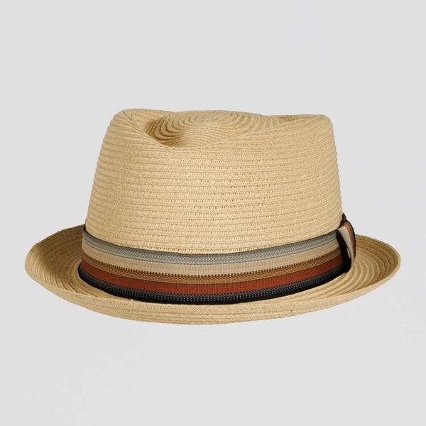 Cortez | Womens Paper Braid Straw Pork Pie Hat – American Hat Makers