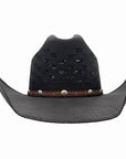 Coyote | Mens Bangora Straw Cattleman Crown Cowboy Hat