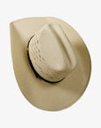 Coyote | Mens Bangora Straw Cattleman Crown Cowboy Hat