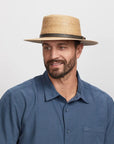 Cozumel | Mens Wide Brim Straw Sun Hat