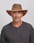 Crusher | Mens Crushable Leather Outback Hat