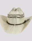 Curly | Womens Woven Western Bangora Straw Cowgirl Hat