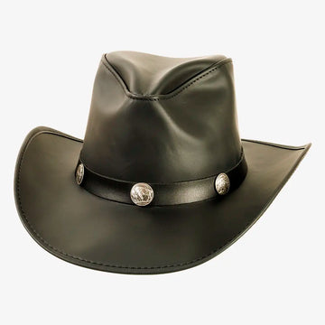 Cyclone | Mens Blackstone Leather Cowboy Hat