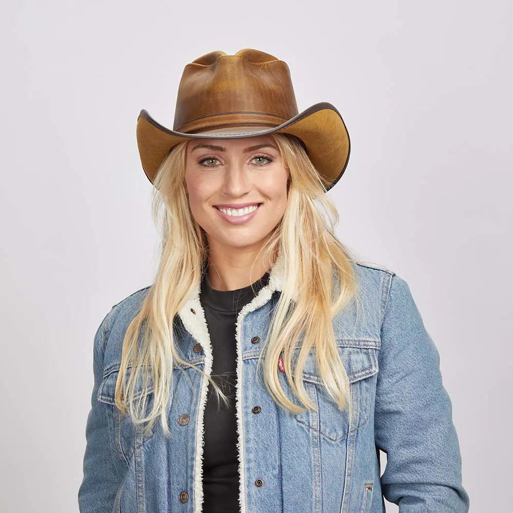 Cyclone | Womens American Leather Cowgirl Hat