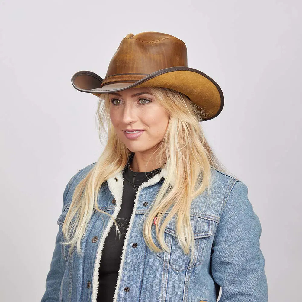 Cyclone | Womens American Leather Cowgirl Hat