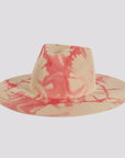 Demi | Womens Tie Dye Wool Felt Fedora Hat