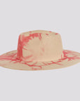 Demi | Womens Tie Dye Wool Felt Fedora Hat