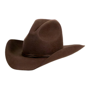 Deputy | Mens Chocolate Brown Wool Felt Cowboy Hat