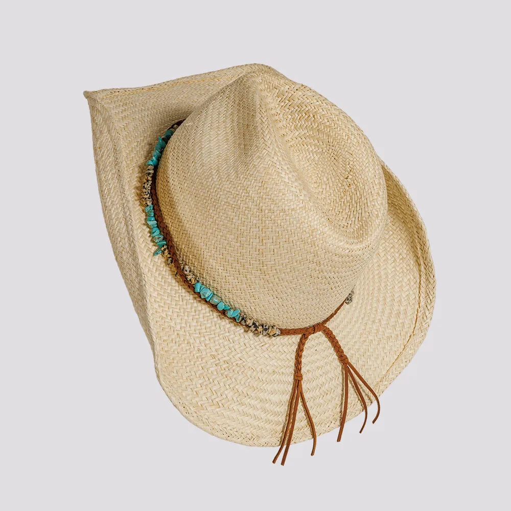 Destin | Womens Natural Western Straw Cowgirl Hat – American  display picture 1