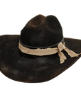 dirty cantina black cowboy hat angled view