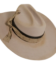 dirty cantina silver belly cowboy hat angled view