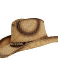 Dodge Natural Straw Cowboy Hat Side View