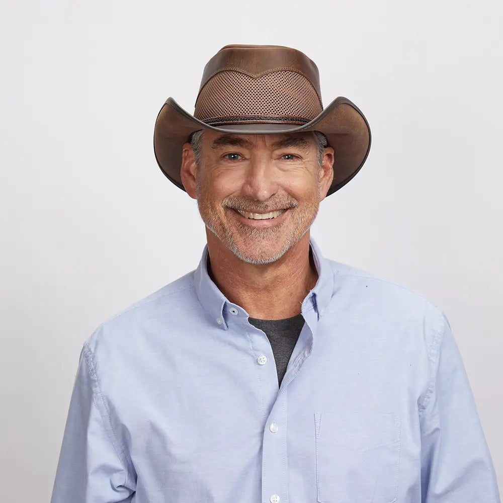 Durango Mens Leather Cowboy Hat American Hat Makers