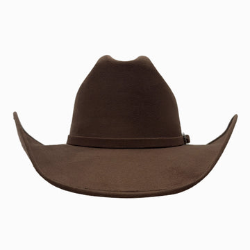 Dutch | Mens Brown Faux Suede Cattleman Crown Cowboy Hat