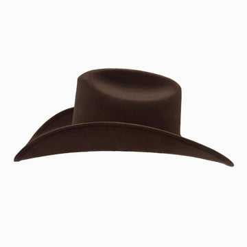 Dutch | Mens Brown Faux Suede Cattleman Crown Cowboy Hat