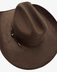 Dutch | Mens Faux Suede Cattleman Crown Cowboy Hat