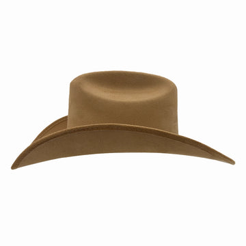 Dutch | Mens Camel Faux Suede Cattleman Crown Cowboy Hat