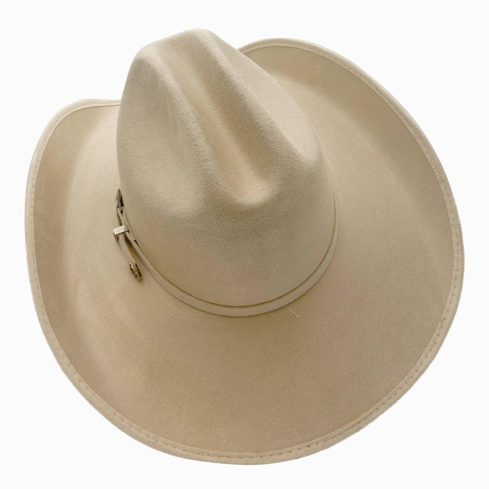 Dutch | Mens Faux Suede Cattleman Crown Cowboy Hat