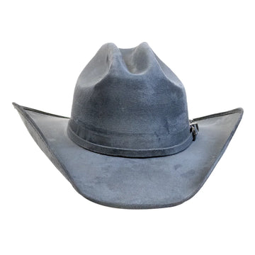 Dutch | Womens Slate Gray Faux Suede Cattleman Crown Cowgirl Hat