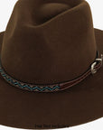 Elan | Leather Hat Band with Three Piece Buckle