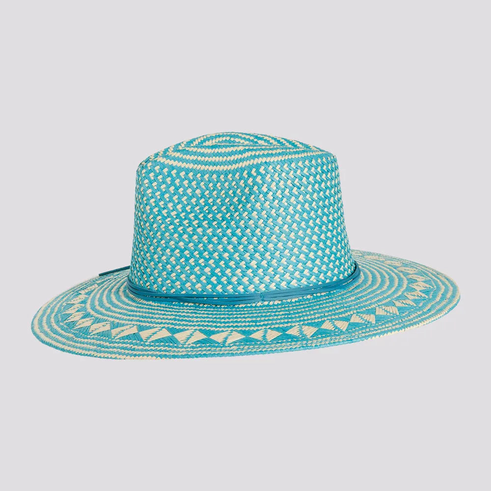 Eppie | Womens Two Tone Toyo Straw Sun Hat – American Hat Makers
