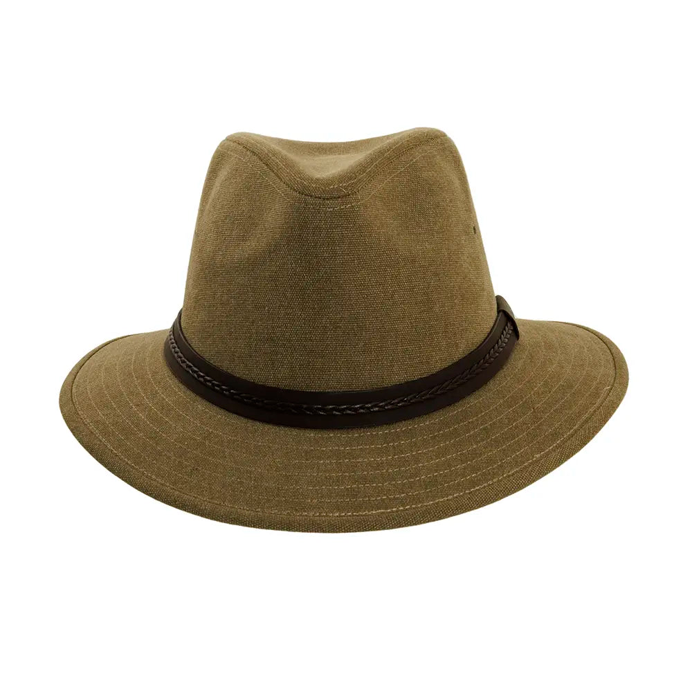 Explorer Olive Outback Hat Front View