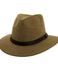 Explorer Olive Outback Hat Angled View