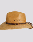 Falcon | Womens Fine Mexican Palm Wide Brim Straw Sun Hat