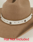 Frisco Hat Band on a brown hat