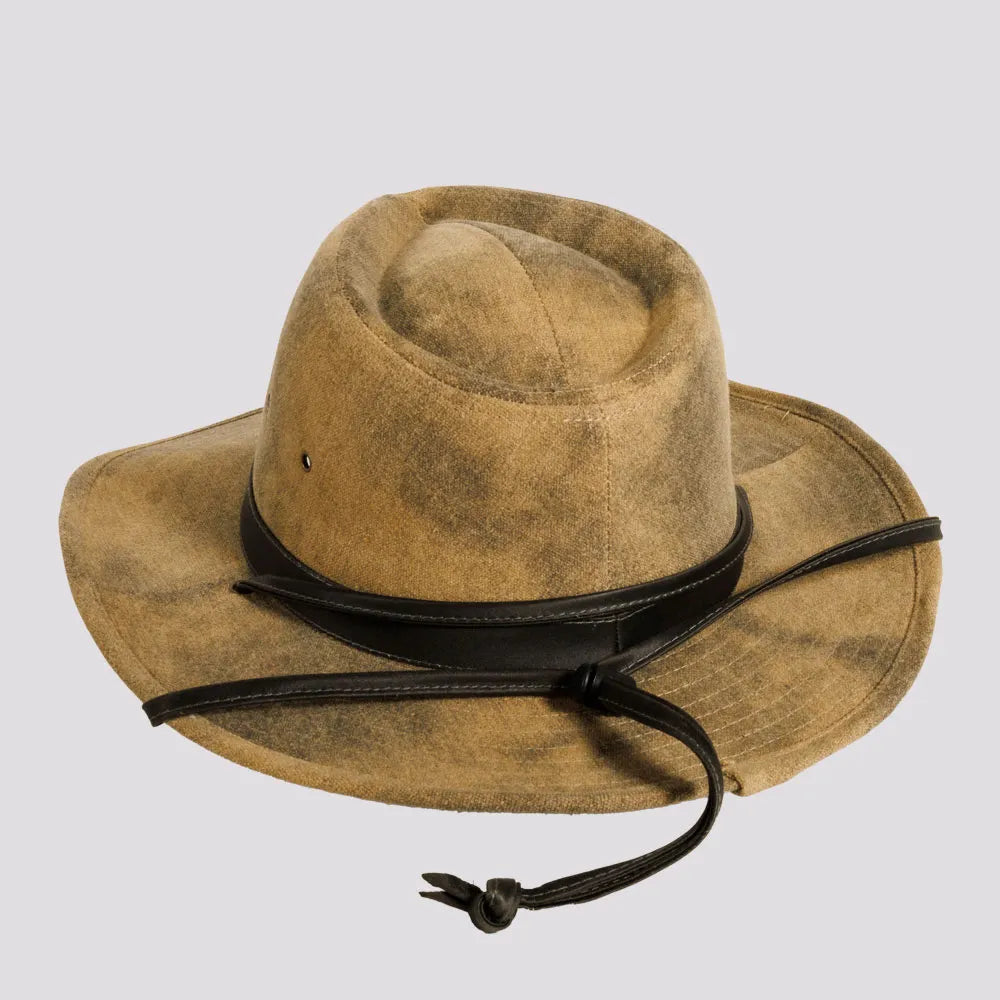 Fuji | Mens Distressed Cotton Outback Hat