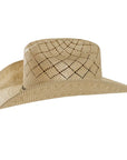 Gunman Women Straw Cowboy Hat Side View