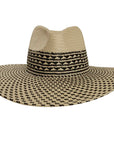 Harper Natural Straw Sun Hat Front View
