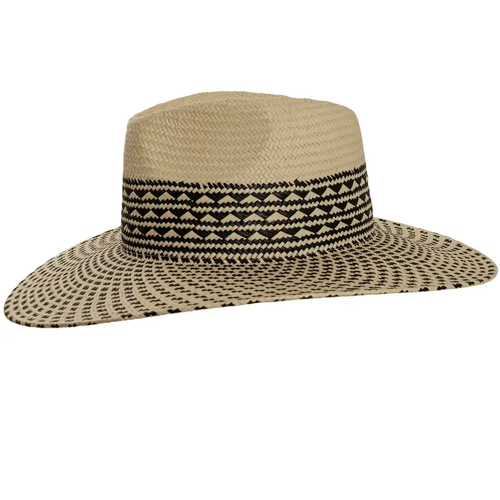 Harper Natural Straw Sun Hat Side View