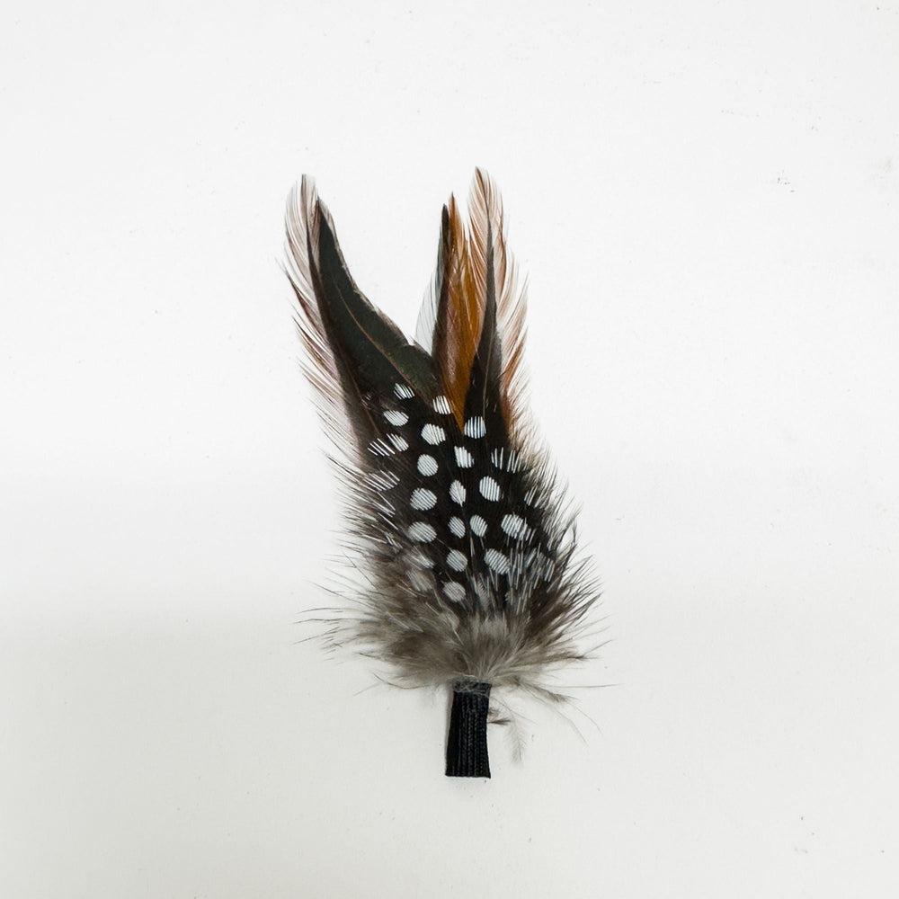 Corky Feather Hat Band Accessory Front View