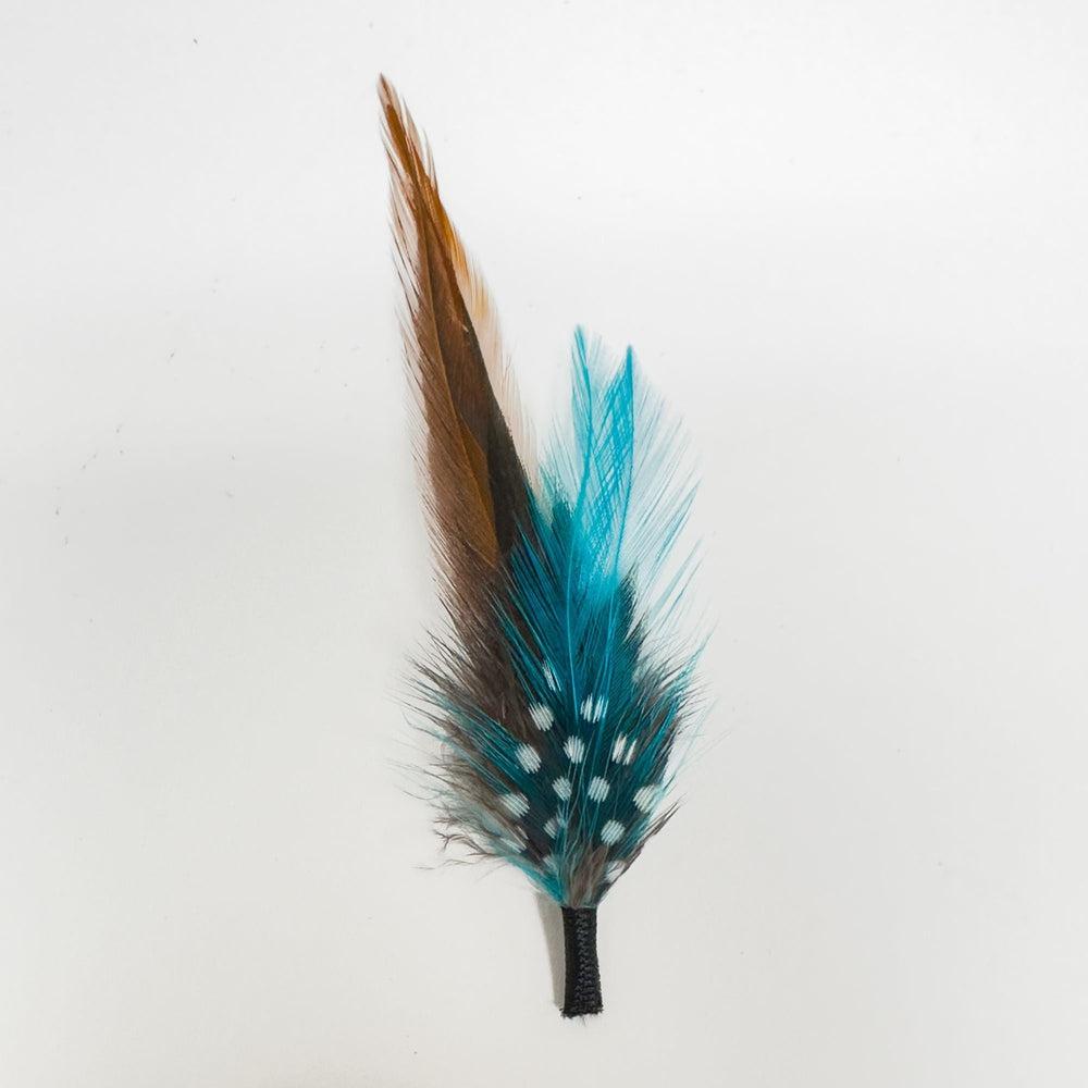 Truly Feather Hat Band Accessory Front View